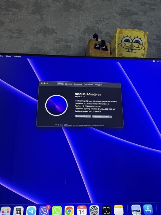 MacBook Pro не працює матрица