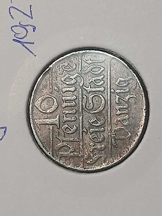 moneta Wolnego Miasta Gdańsk z 1923r