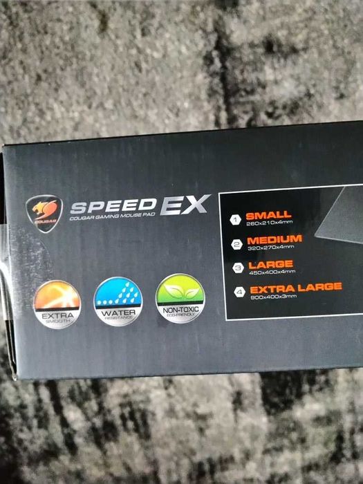 Новый игровой коврик Cougar Speed Ex