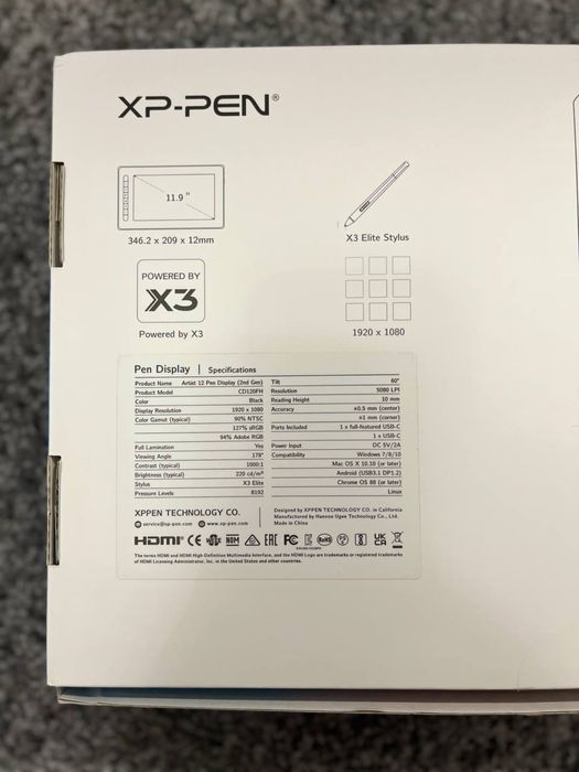 XP-Pen Artist 12 (2nd Gen) графічний планшет з дисплеєм