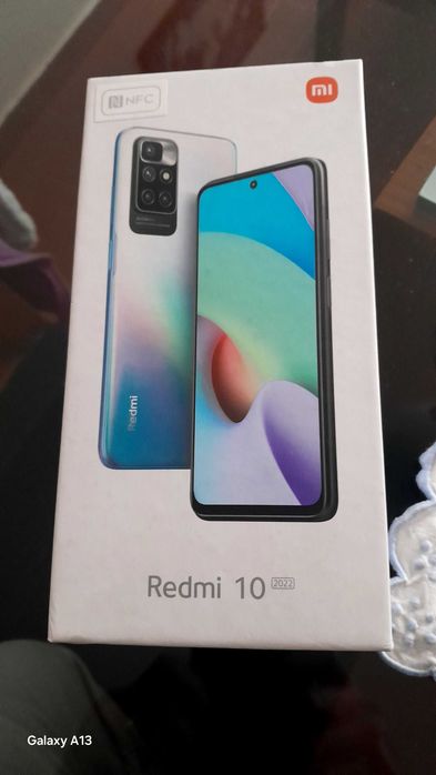 Redmi 10 2022 como novo com capa e pelicula