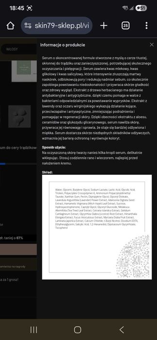 Sprzedam active clean serum Village 11