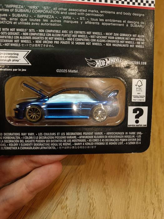 Hot Wheels Subaru Impreza 22B STI RLC
