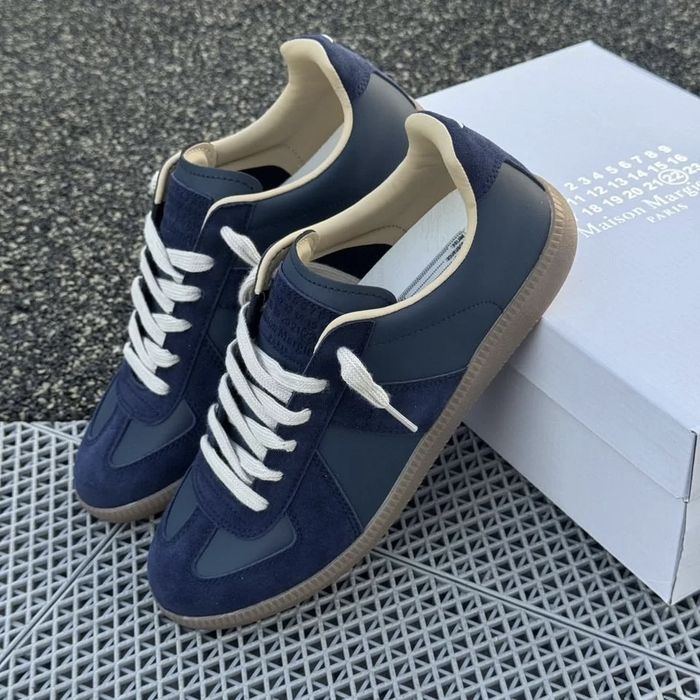 Кеды Maison Margiela replica indigo blue