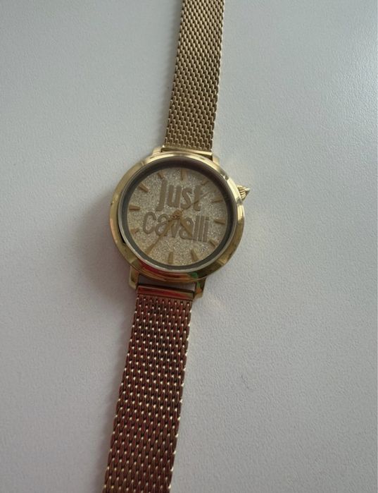 Relogio Just Cavalli dourado