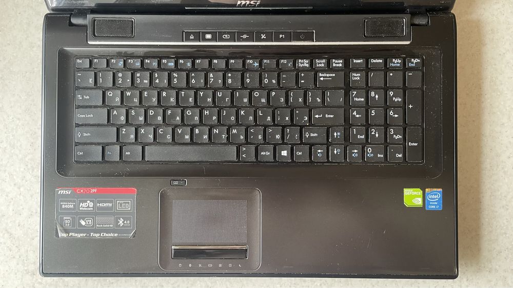 Ноутбук MSI CX70 2PF - 16GB RAM