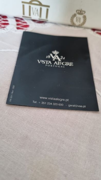 Vista Alegre- Brighton 2 chávenas de café com pires