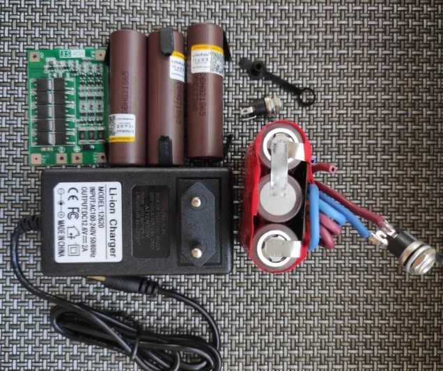 Перепаковка аккумуляторов электроинстумента 12v, 14,4v, 18v