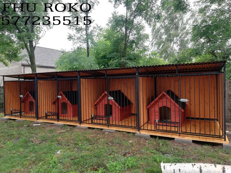 Kojec dla psa szeregowy kojce dla psów klatka boks producent hodowla