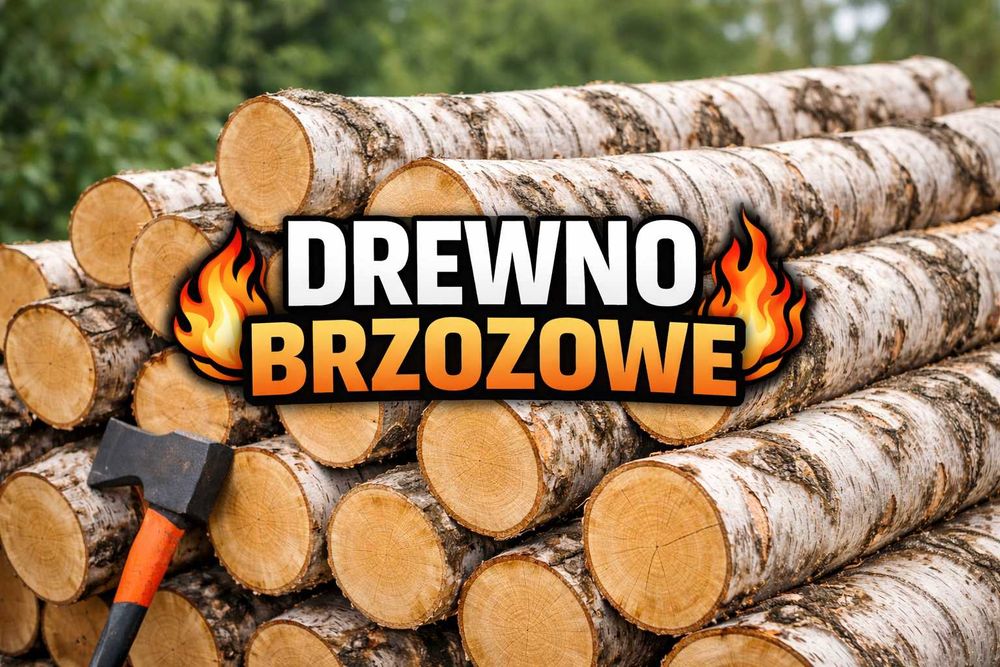 Drewno opałowe / kominkowe / wałki  / BRZOZA