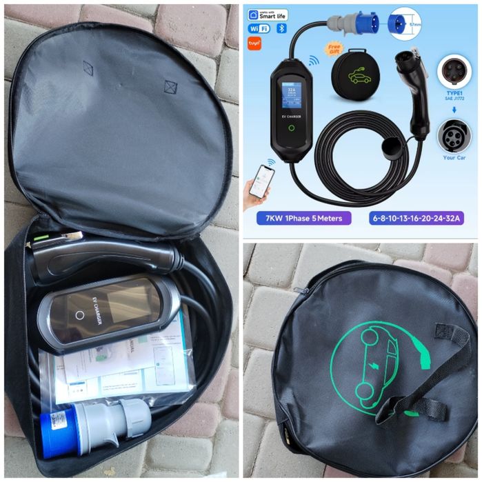 ‼️Зарядное устройство Tesla USA‼️16/32А 3.6/7.6 кВт Type 1, 2 и GBT