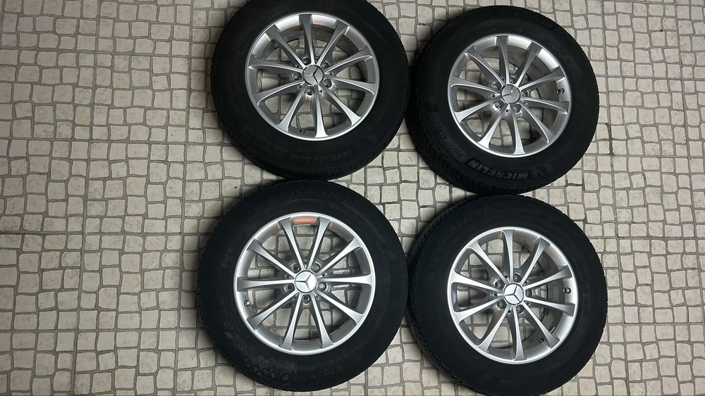 4 Jantes Originais Mercedes R17 5x112 C/Pneus