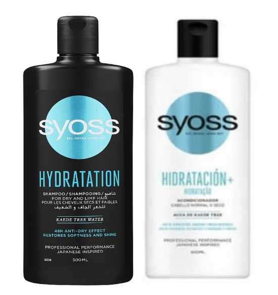 ZESTAW SYOSS HYDRATION nawilżający Szampon do włosów 500ml+odżywka