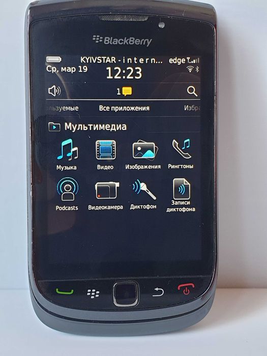 смартфон Blackberry 9800 torch + Blackberry HDW-44306