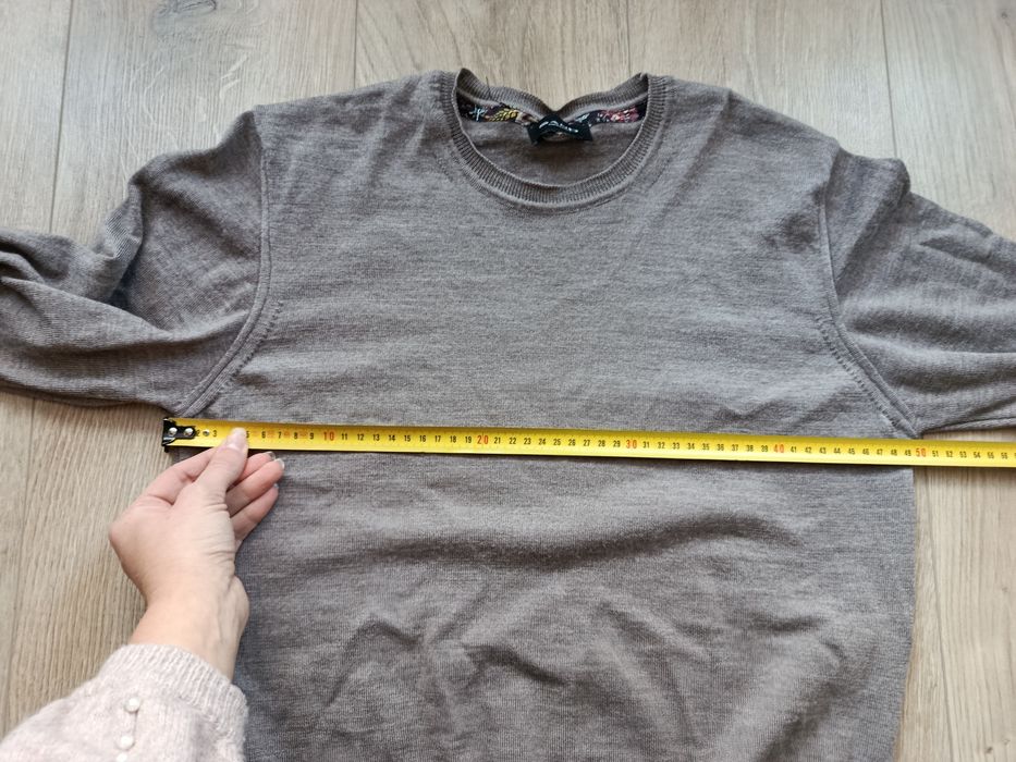 Sweter wełna merino wool taupe Sand Copenhagen r.M