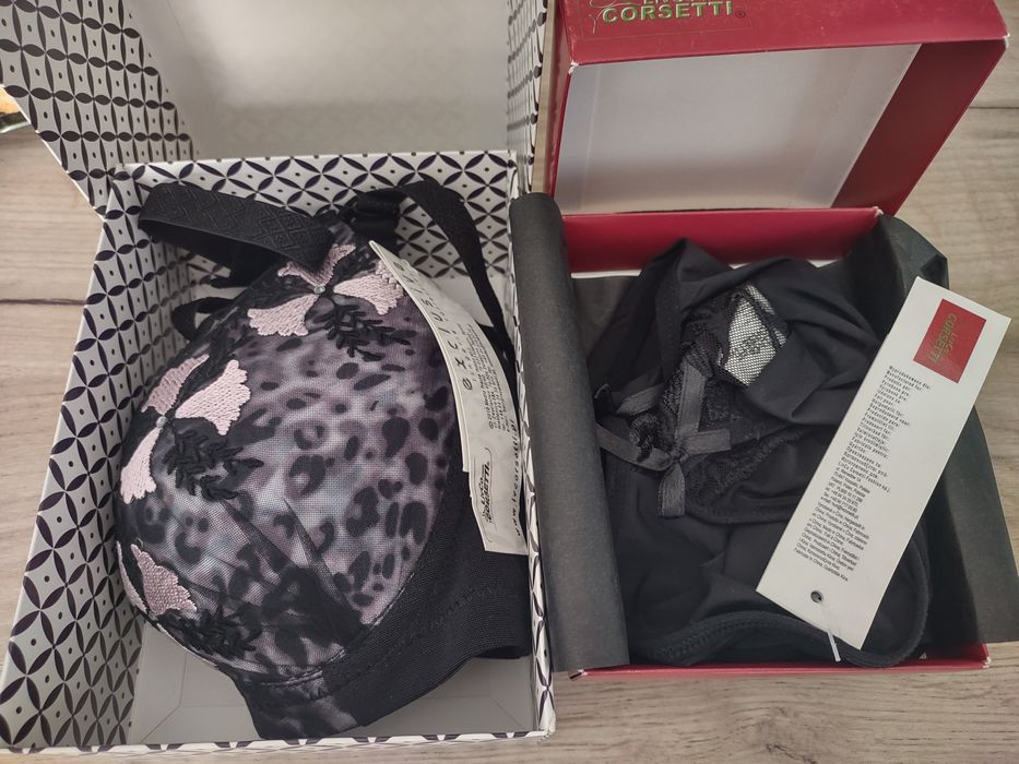 Bielizna damska biustonosz 80 B, majtki s/m