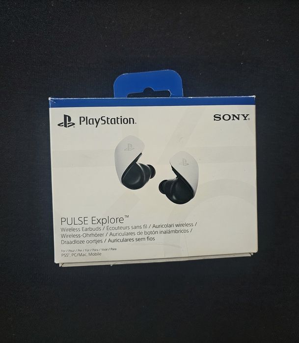 Como Novos e em caixa. Sony PULSE Explore V2 Auriculares Sem Fios para PS5 Brancos