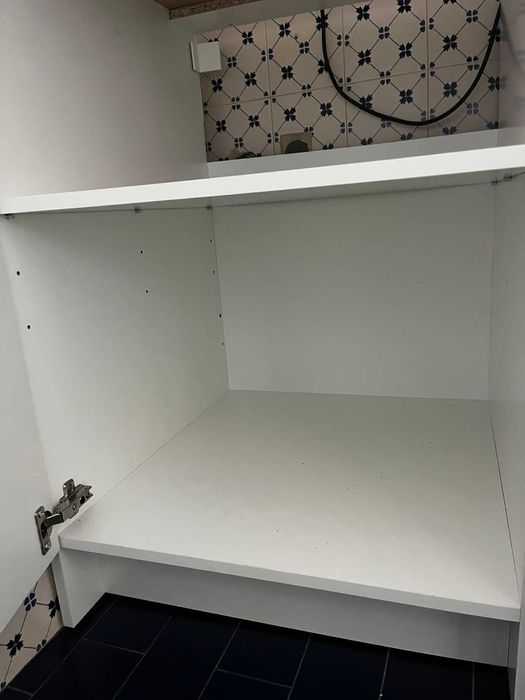 Armário baixo c/porta+nicho, branco - comprado em Setembro 25
