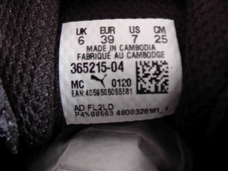 Puma buty Damskie Smash V2 L Czarne rozmiar 39