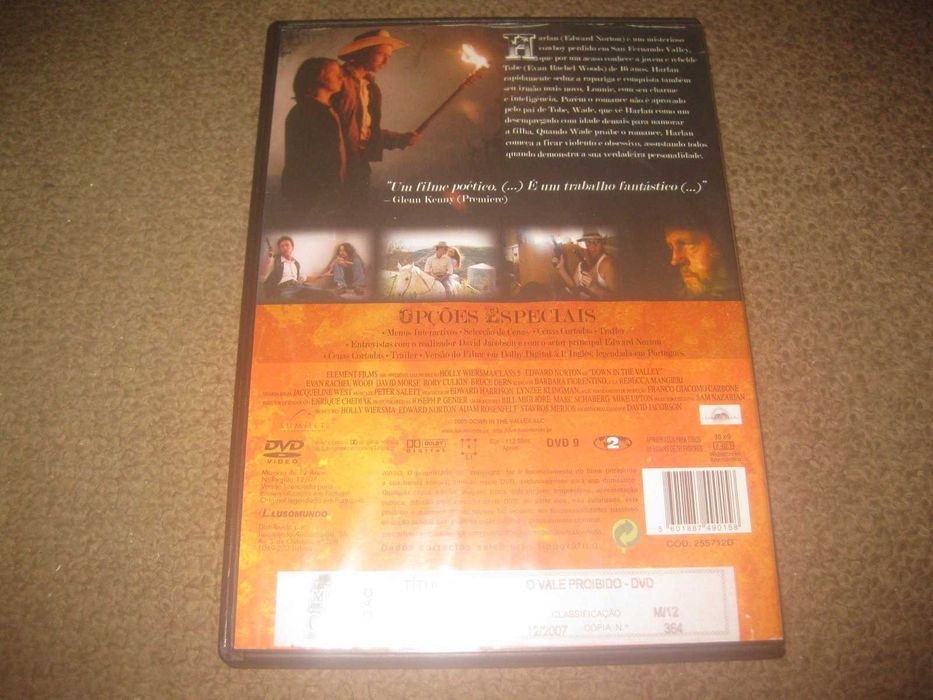 DVD "O Vale Proibido" com Edward Norton/Raro!