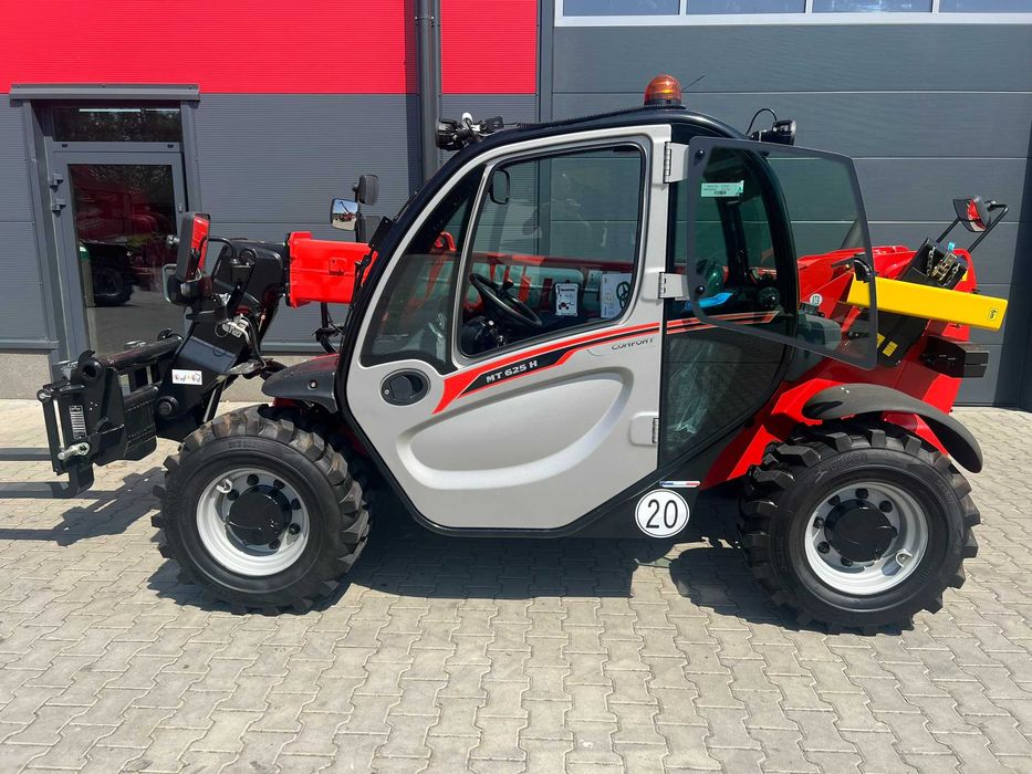Miniładowarka mini ładowarka teleskopowa Manitou MT625 6m 2,5t; 1,8m szerokości, 2m wysokości, wynajem