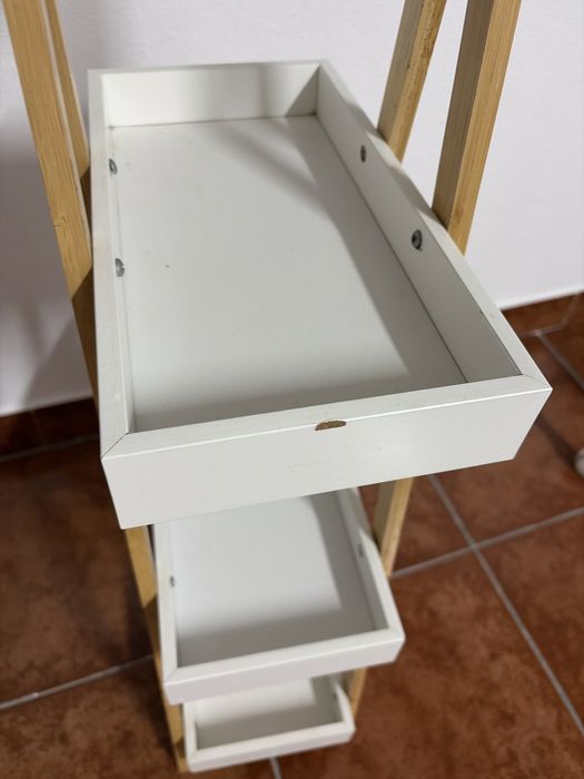 Estante wc branca