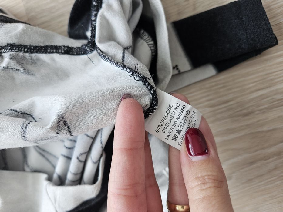 Blusa padrão zebra Scripta L