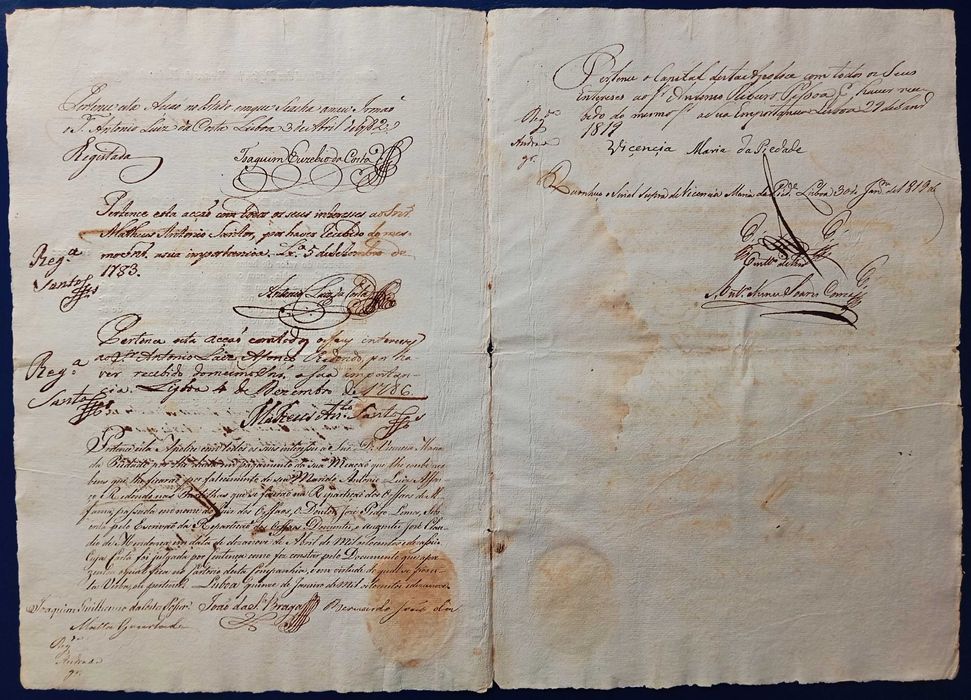 RARÍSSIMA! Ação da Companhia Pombalina das Pescarias do Algarve - 1778