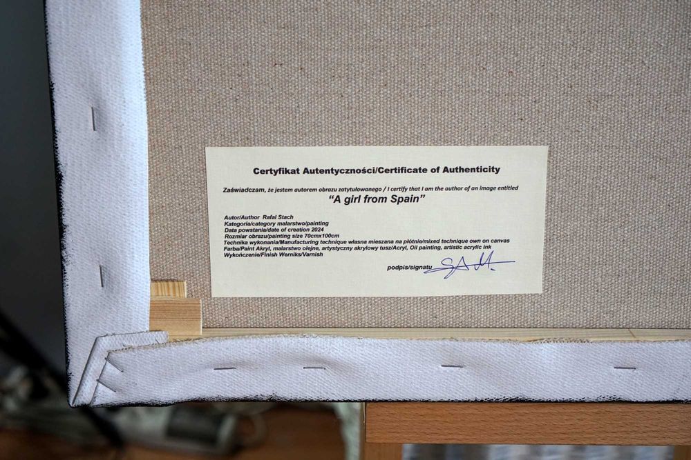 Malarstwo współczesne ręcznie malowany oryginalny obraz olejny portret