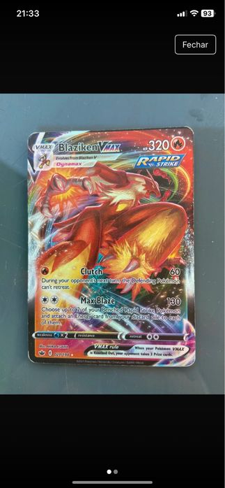 Carta da coleçao pokemon