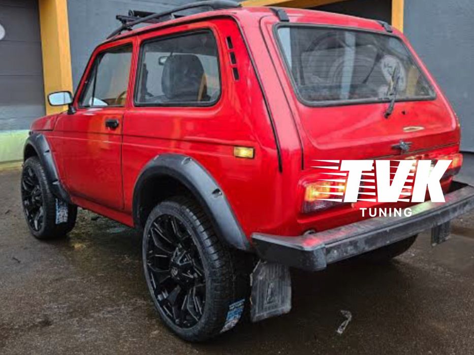 Арки Нива 2121  розширюаачі  арок    лаптеры  Спойлери  Козирьок