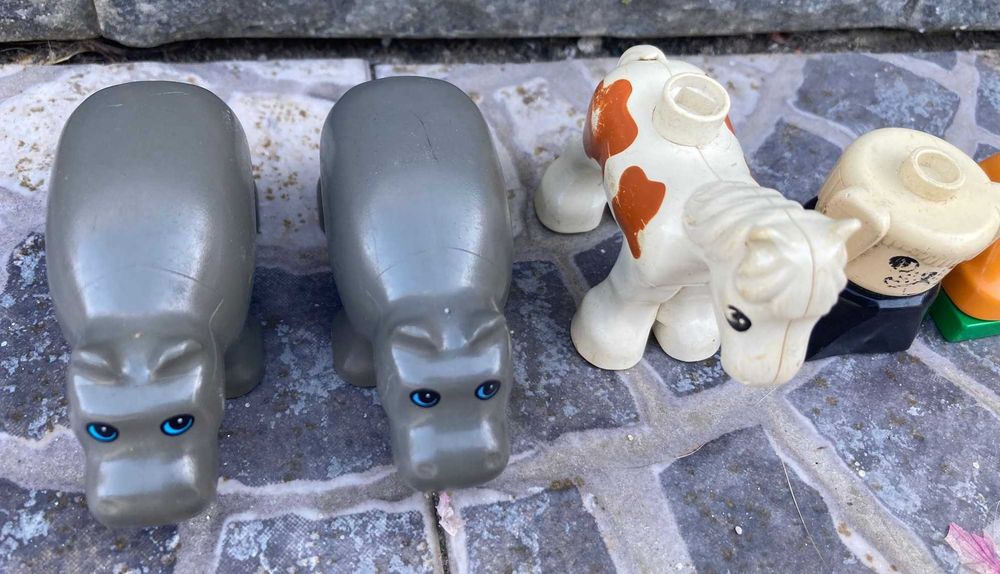 Conjunto de 7 Figuras Antigas LEGO Duplo (Tema: Animais)