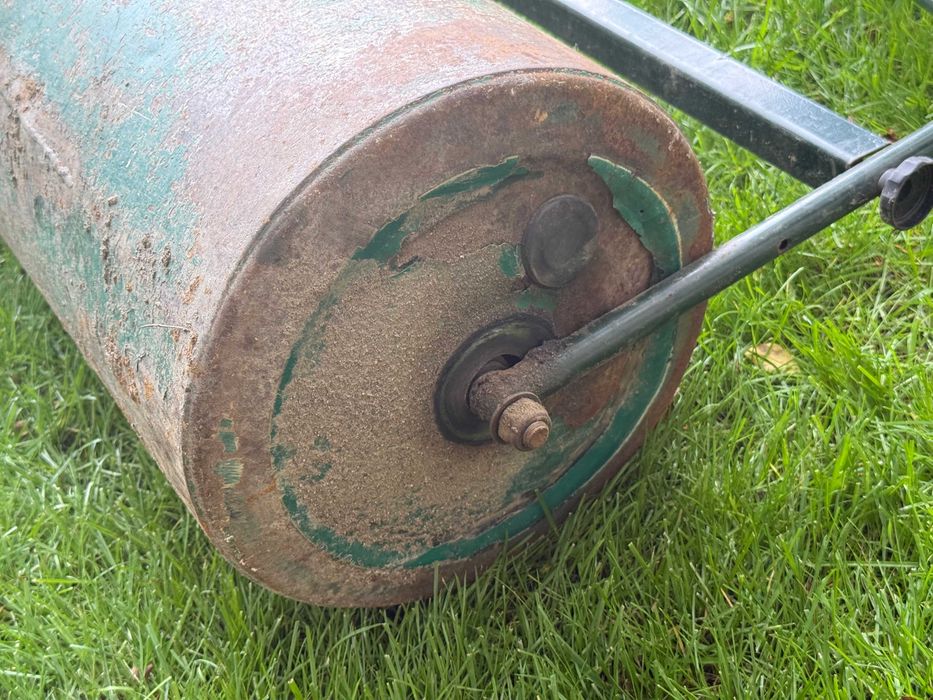 Walec ogrodowy do trawy trawnika 80 cm plus aerator - kolce