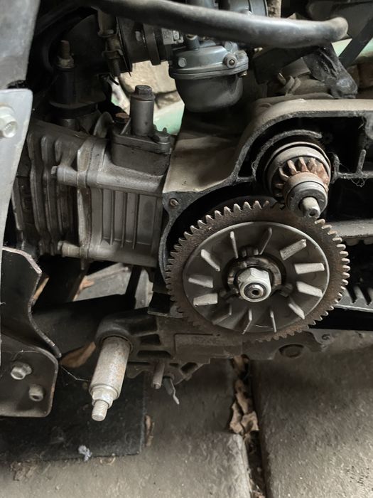 Мопед собраный из двух