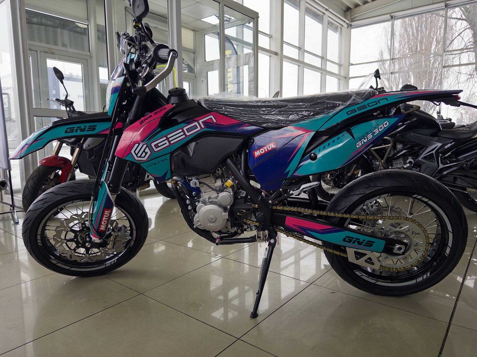 GEON DAKAR NC GNS 300, Carb DOHC Motard (17/17) мкпп-6
