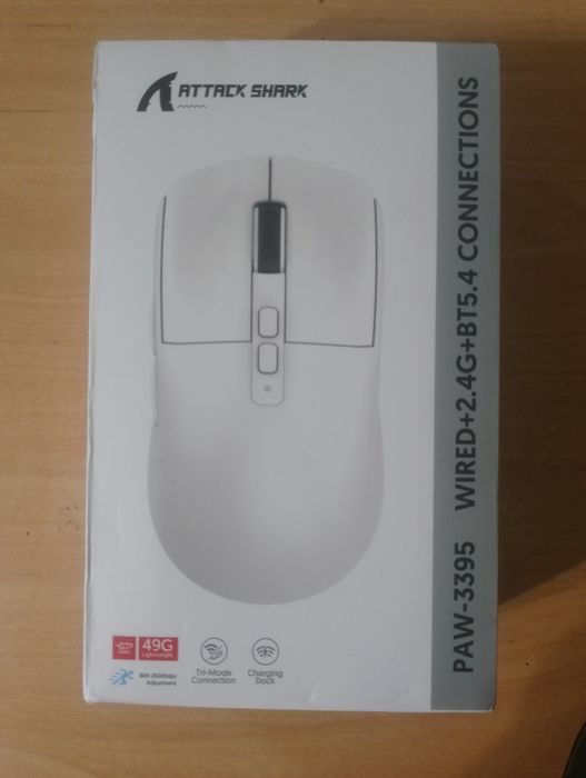 Нова мишка Attack shark x6