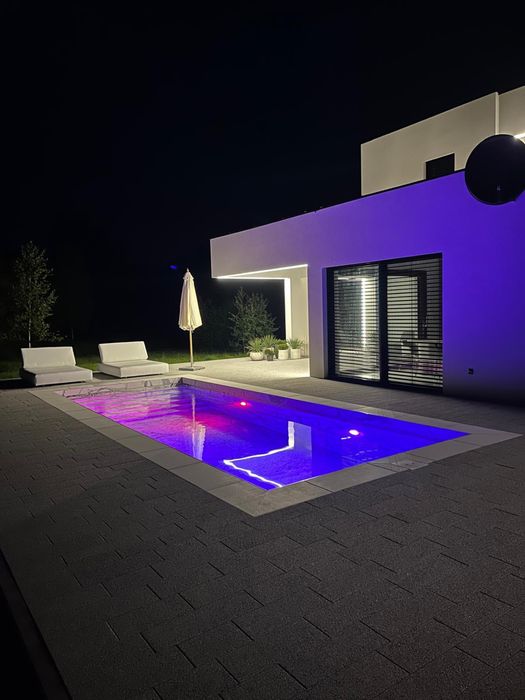 Basen Murowany / Basen  Poliestrowy / Instalacja Hydrauliczna