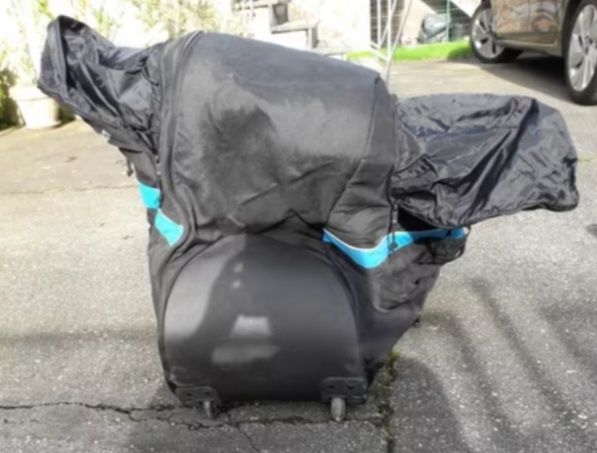 Сумка для транспортування, перевезення велосипед DECATHLON