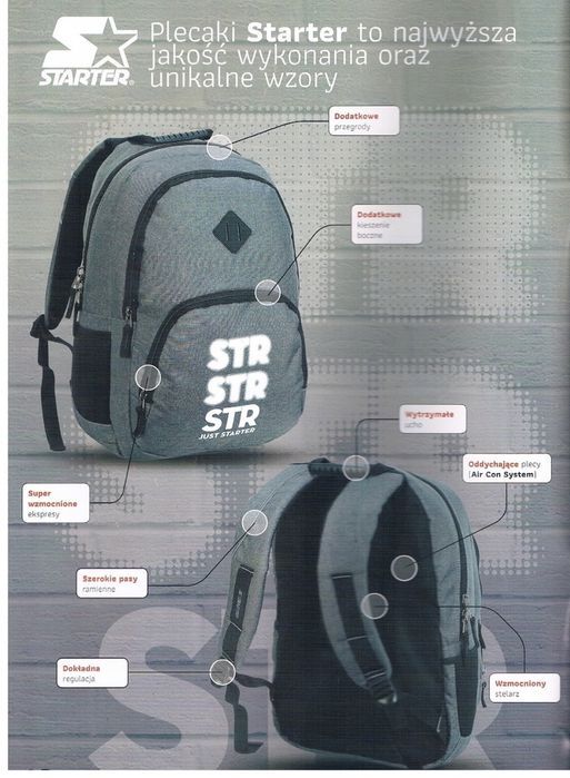 Plecak starter 0128