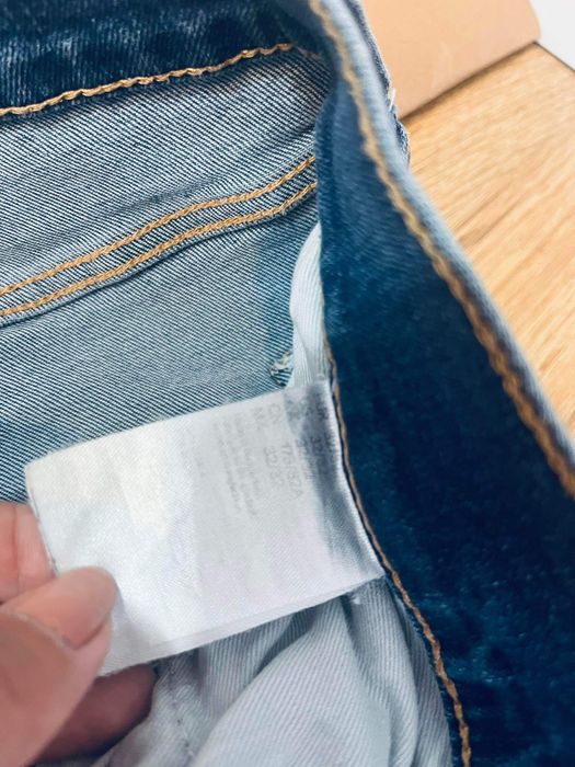 Meskie spodnie jeans skinny rurki M niebieskis