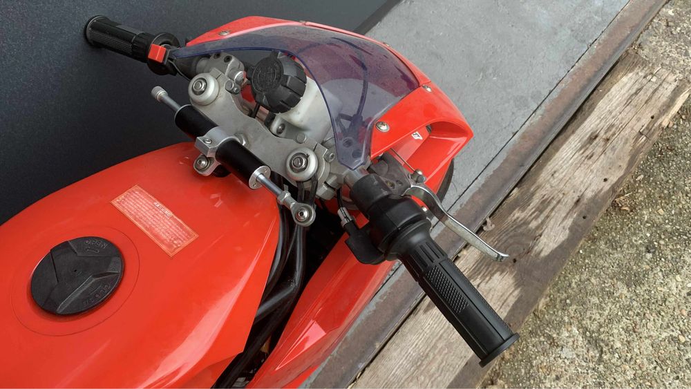 Pocket bike po licznych modyfikacjach