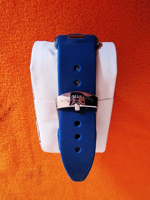 Relógio Original Eve Mon Crois B-303 Dual Time Alarme com Pulseira de Borracha TopImaculado