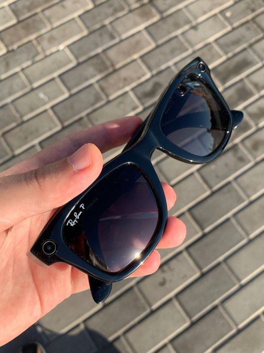Окуляри Окуляри Ray-Ban Meta Skyler Shiny Black Polar G15 Green