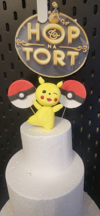Pokemony figurki z masy cukrowej
