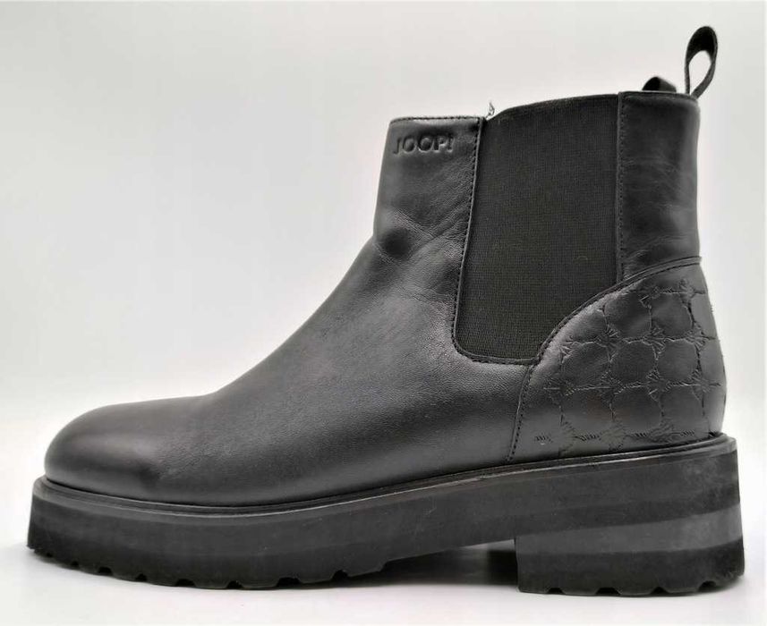 botki Joop uniseks roz. 39, używane, czarna skóra