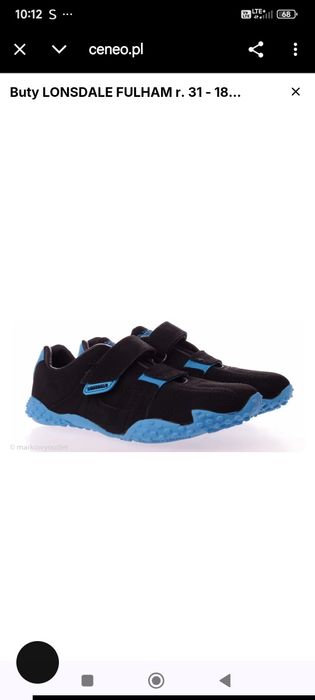Lonsdale fulham buty sportowe 38.5