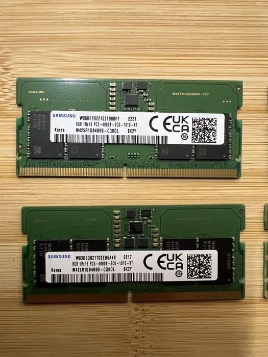 Memorias DDR5 8Gb PC5-4800B