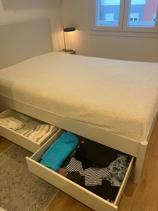 Cama IKEA 140x200 + Colchão