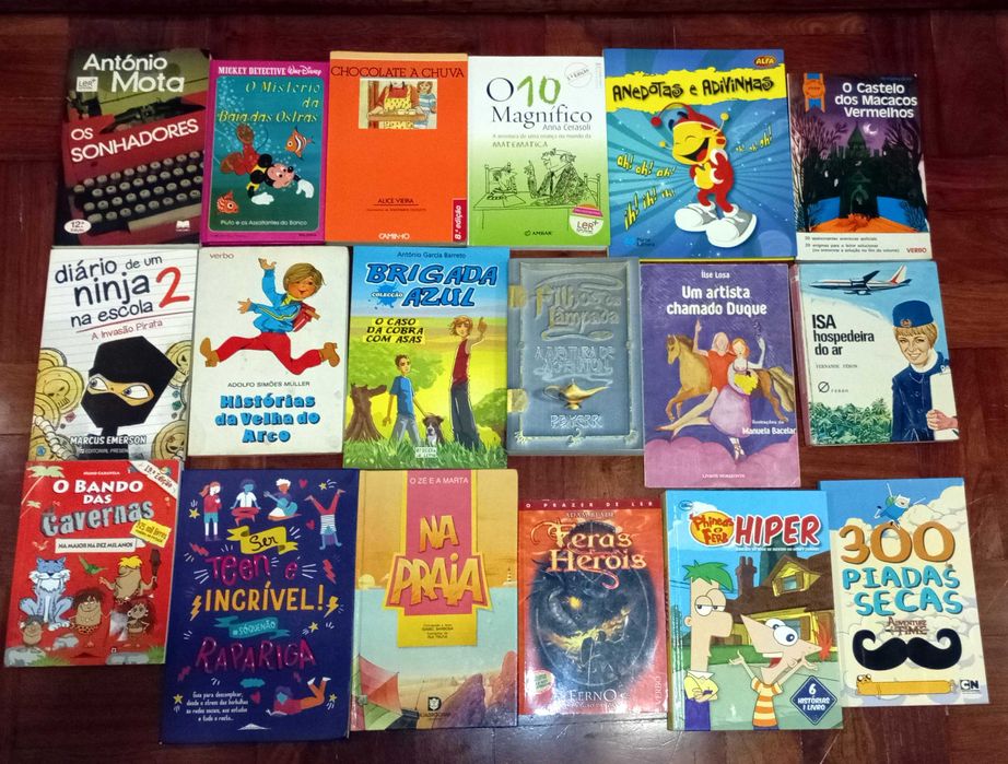 vários livros juvenis – Anúncio 1 (Preços na Descrição do Anúncio)