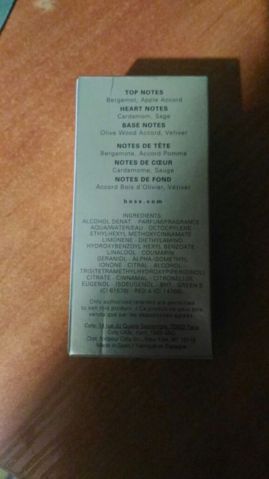 Духи boss hugo boss 50ml e folz мужские